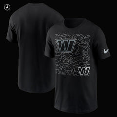 Washington Commanders RFLCTV T-Shirt - Black - Nike