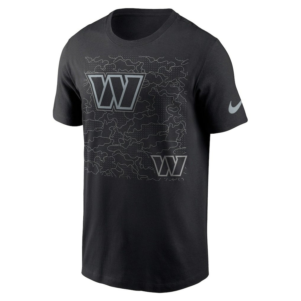 Washington Commanders RFLCTV T-Shirt - Black - Nike
