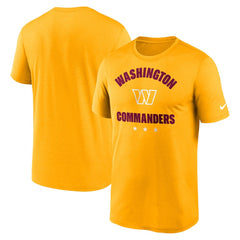 Washington Commanders Arch Legend T-Shirt - Gold - Nike