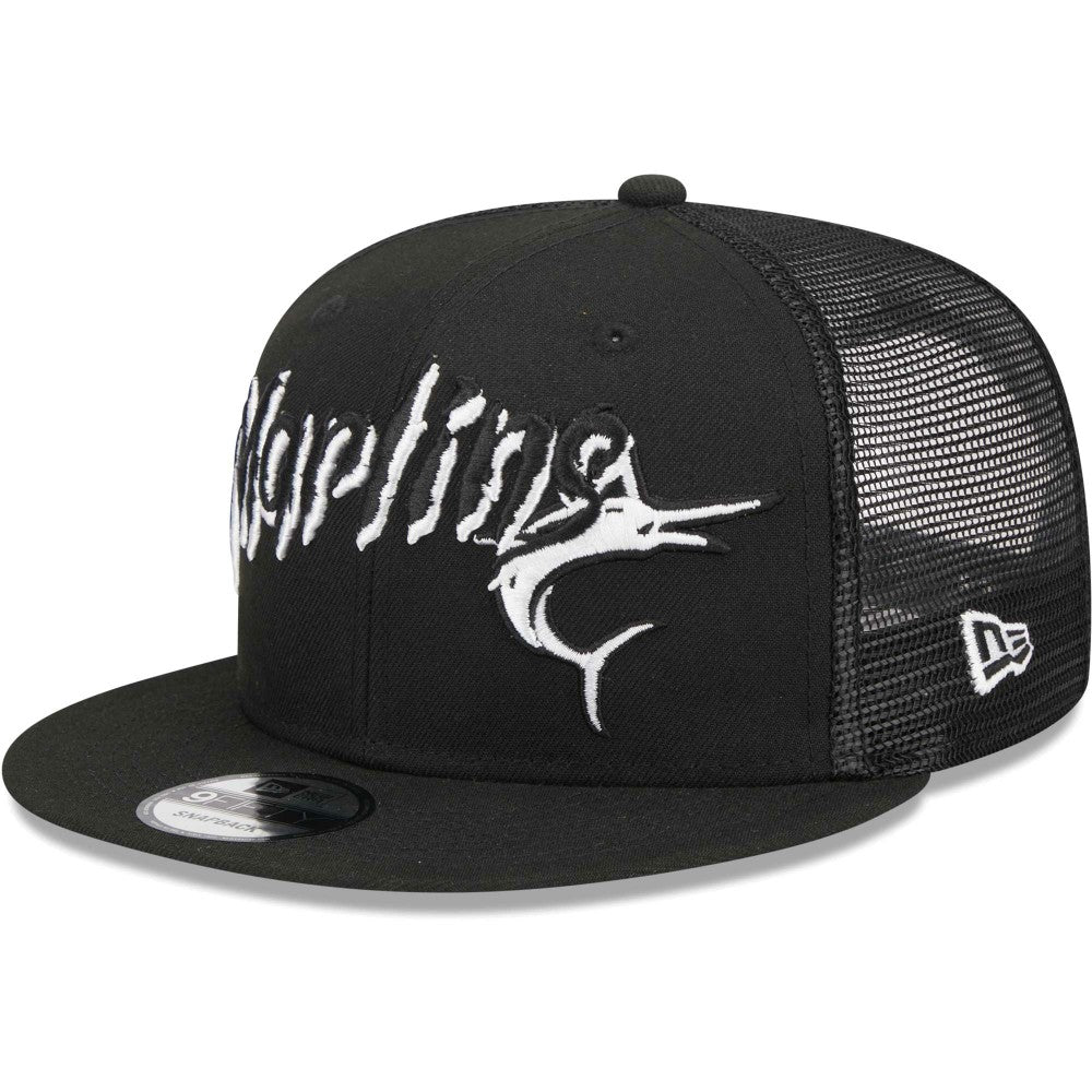 Miami Marlins New Era Street Trucker 9FIFTY Snapback Hat Near Me