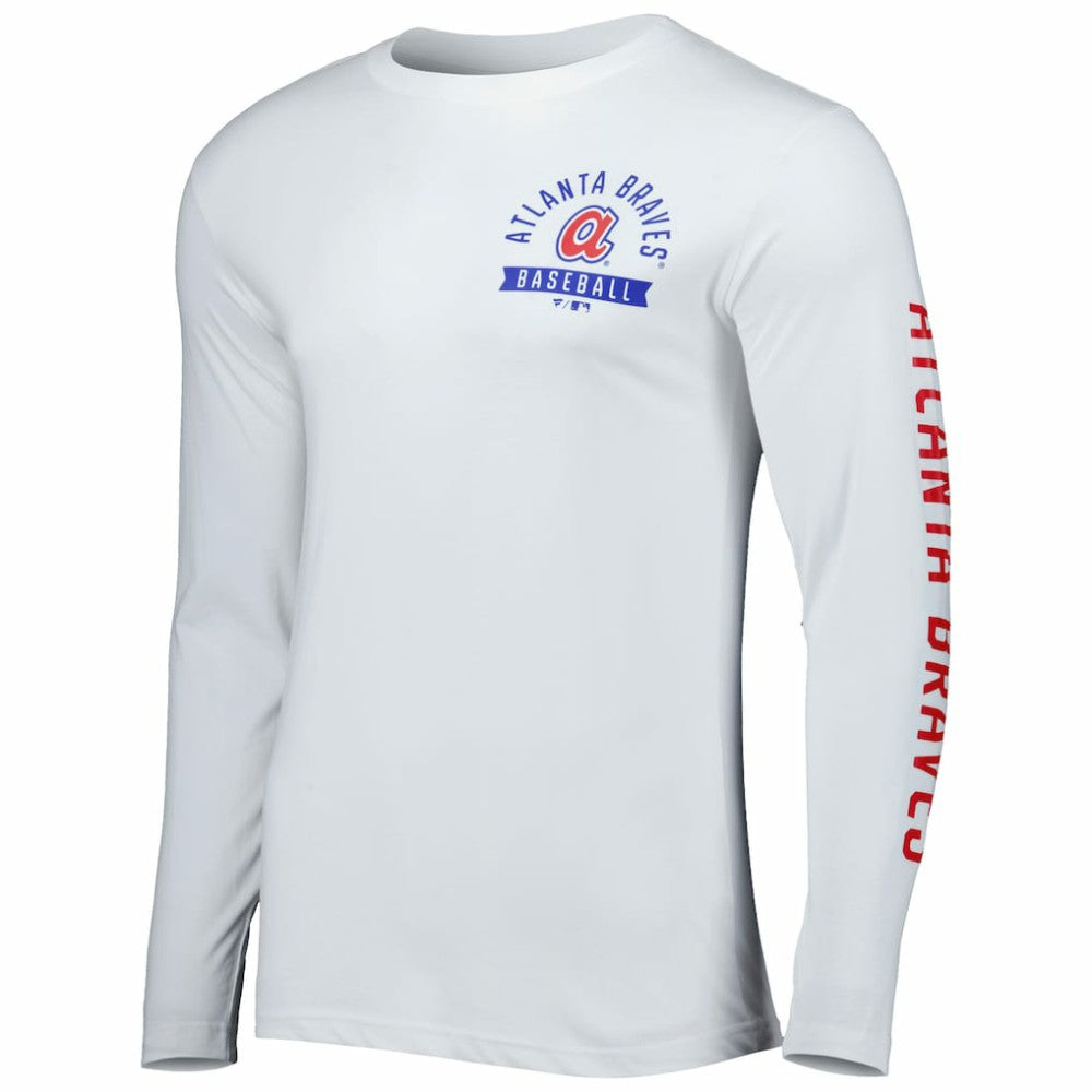 Atlanta Braves Fanatics Pressbox Long Sleeve T-Shirt for sale