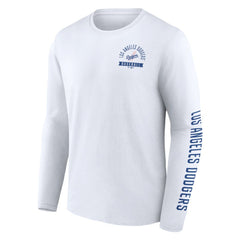 Los Angeles Dodgers Fanatics Pressbox Long Sleeve T-Shirt Discount