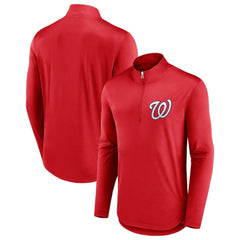 Washington Nationals Fanatics Tough Minded Lightweight Quarter-Zip Pullover Sale
