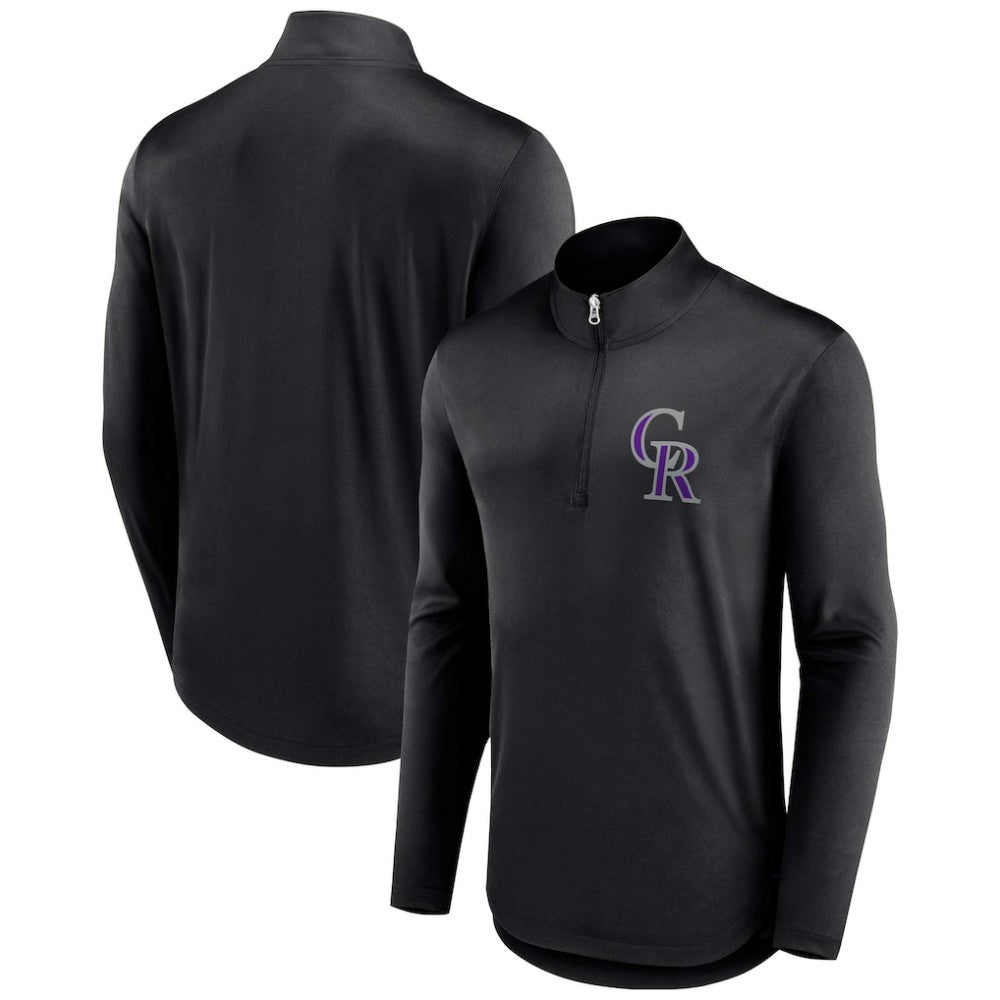 Colorado Rockies Fanatics Tough Minded Lightweight Quarter-Zip Pullover Discount