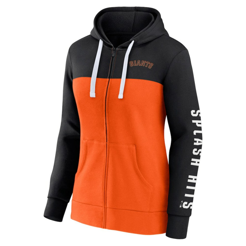 San Francisco Giants Fanatics Women's Take The Field Colorblocked Hoodie Full-Zip Jacket Near Me