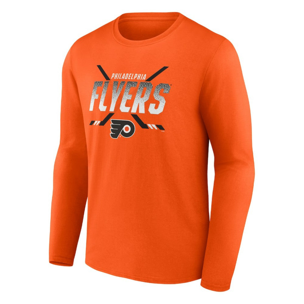 Philadelphia Flyers Fanatics Covert Long Sleeve T-Shirt - Orange | Fanatics sale