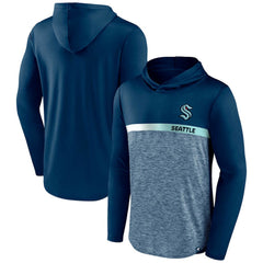 Seattle Kraken Fanatics Podium Defender Pullover Hoodie - Deep Sea Blue | Fanatics online
