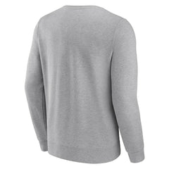 Fanatics Chicago Bulls True Classics Vint Pullover Sweatshirt Heathered Gray