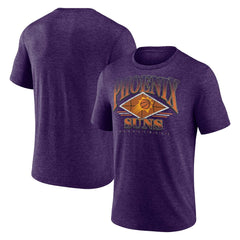 Fanatics Phoenix Suns True Classics Power Phase Tri-Blend T-Shirt Heather Purple