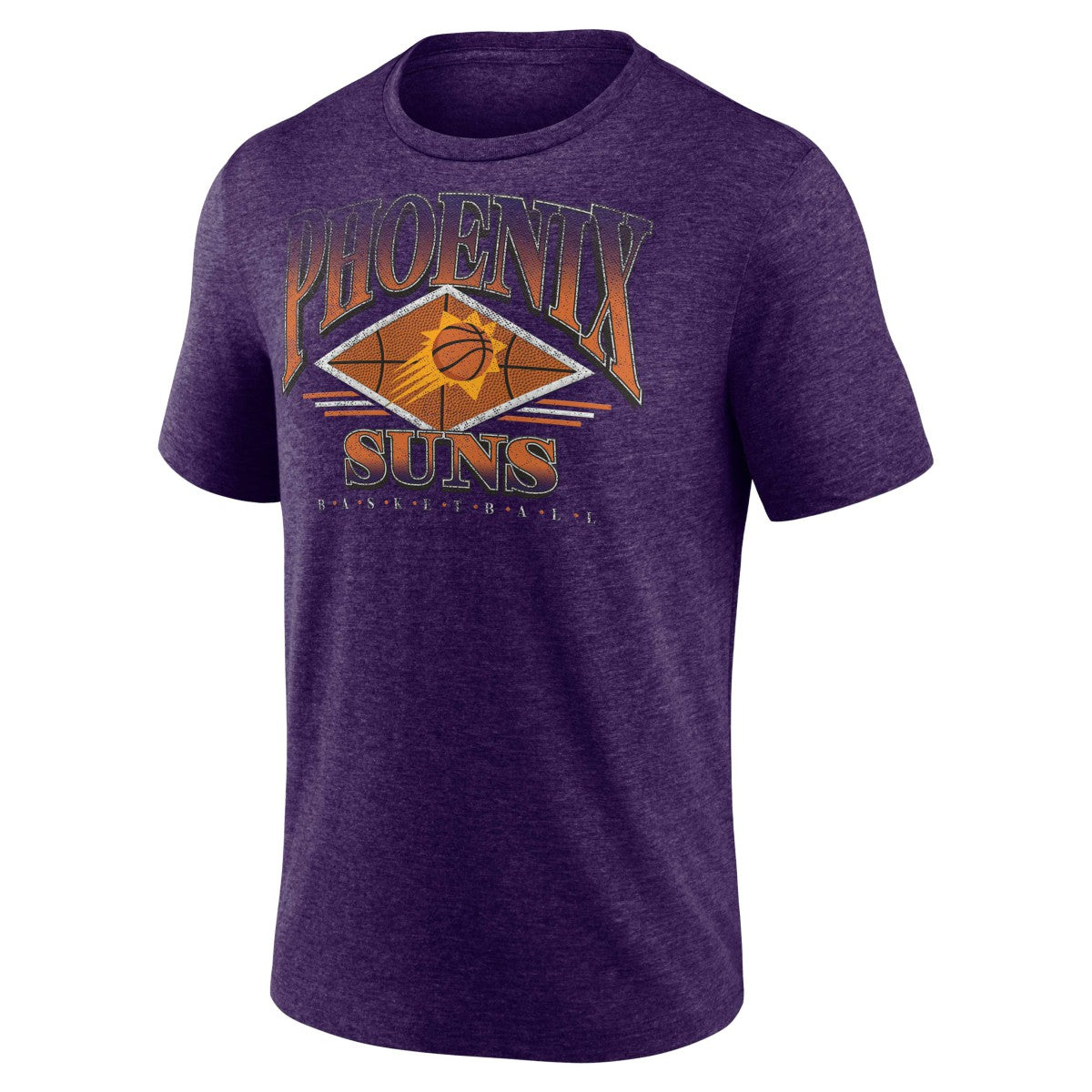 Fanatics Phoenix Suns True Classics Power Phase Tri-Blend T-Shirt Heather Purple
