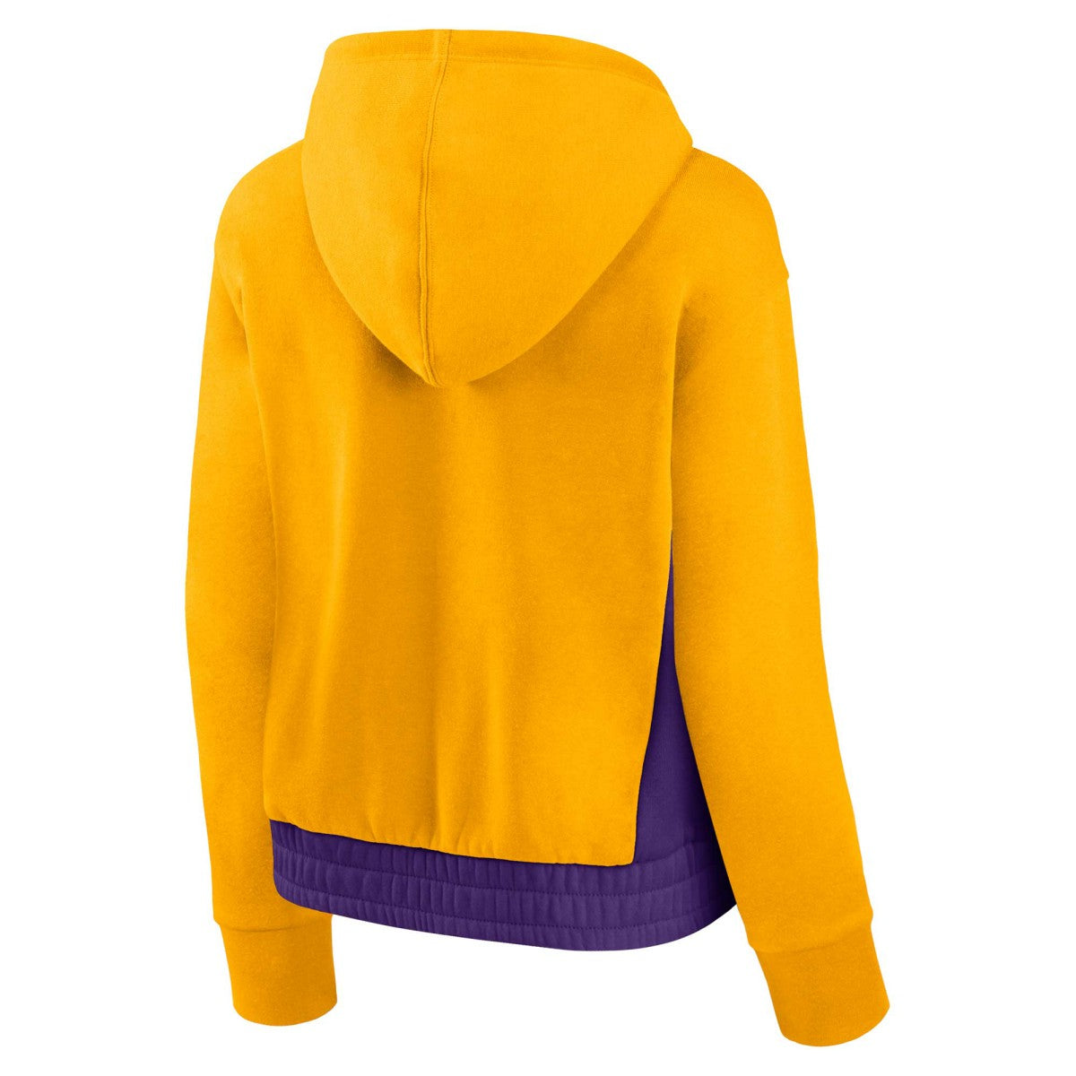 Fanatics Los Angeles Lakers Women's Iconic Halftime Colorblock Pullover Hoodie Gold