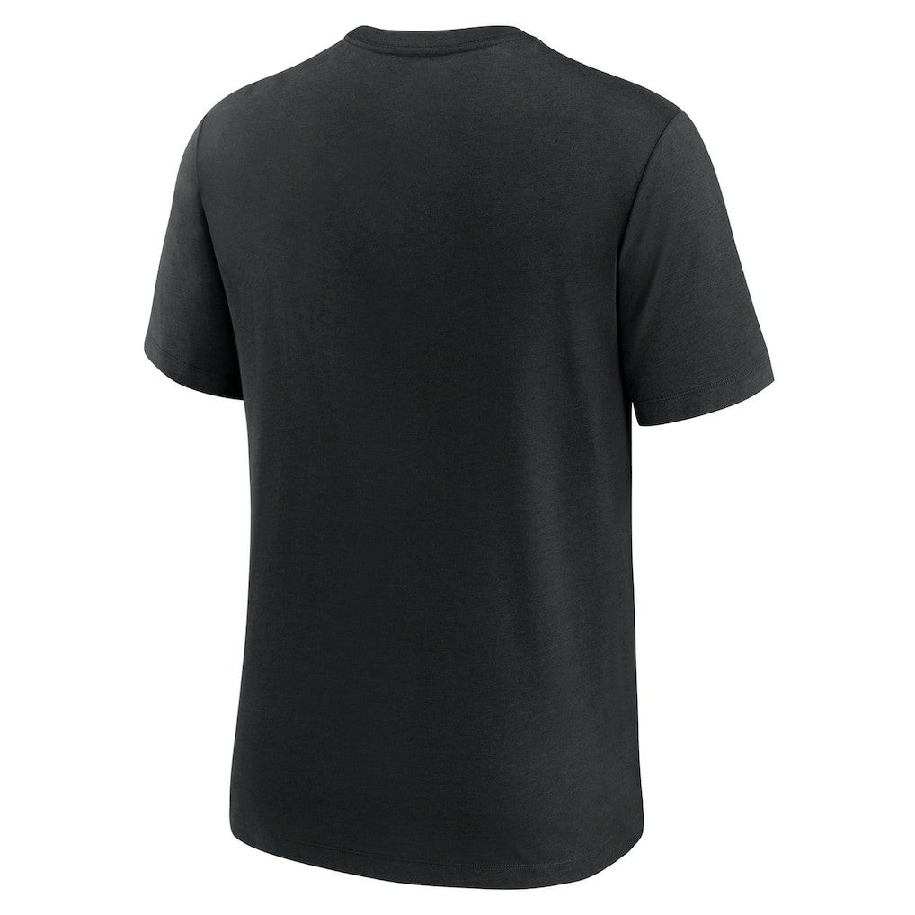 Arizona Cardinals Wordmark Logo Tri-Blend T-Shirt - Black - Nike