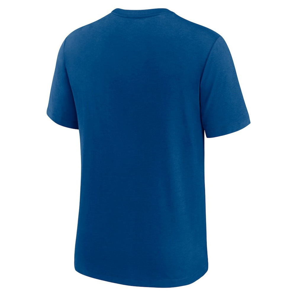 Indianapolis Colts Wordmark Logo Tri-Blend T-Shirt - Royal - Nike