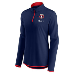 Minnesota Twins Fanatics Women's Worth The Drive Quarter-Zip Jacket Sale