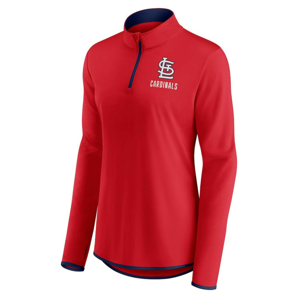 St. Louis Cardinals Fanatics Women's Worth The Drive Quarter-Zip Jacket Sale