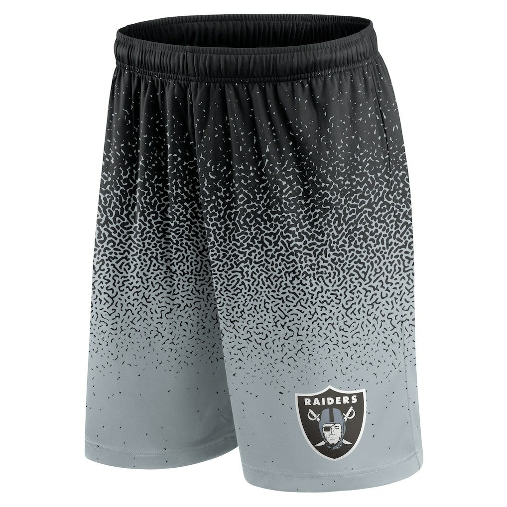 Las Vegas Raiders Ombre Shorts - Black/Silver - Fanatics