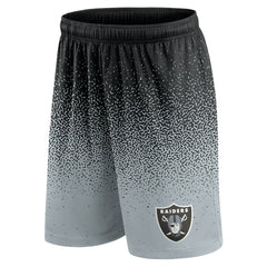 Las Vegas Raiders Ombre Shorts - Black/Silver - Fanatics