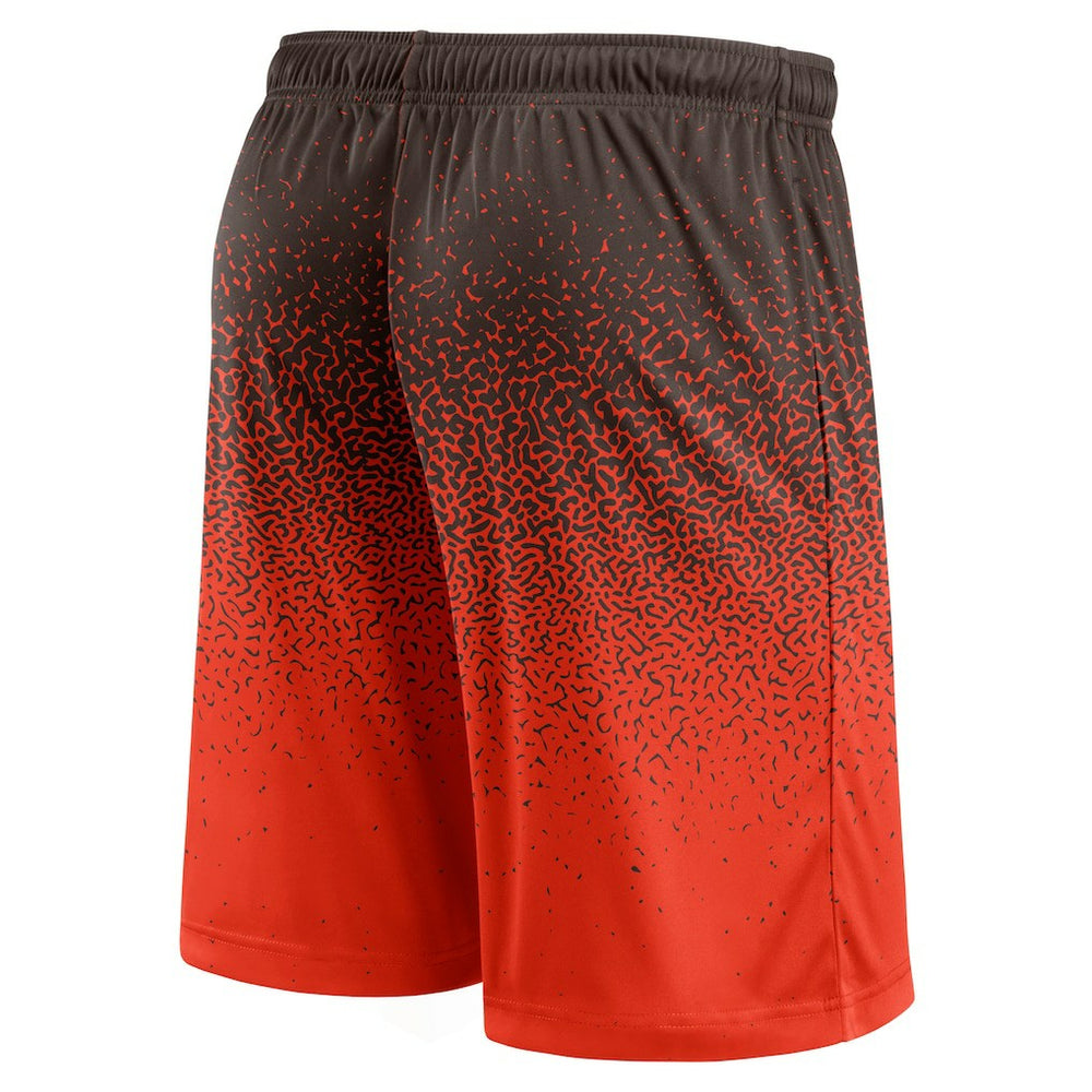 Cleveland Browns Ombre Shorts - Brown/Orange - Fanatics