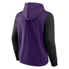 Fanatics Phoenix Suns Attack Colorblock Pullover Hoodie Purple/Black