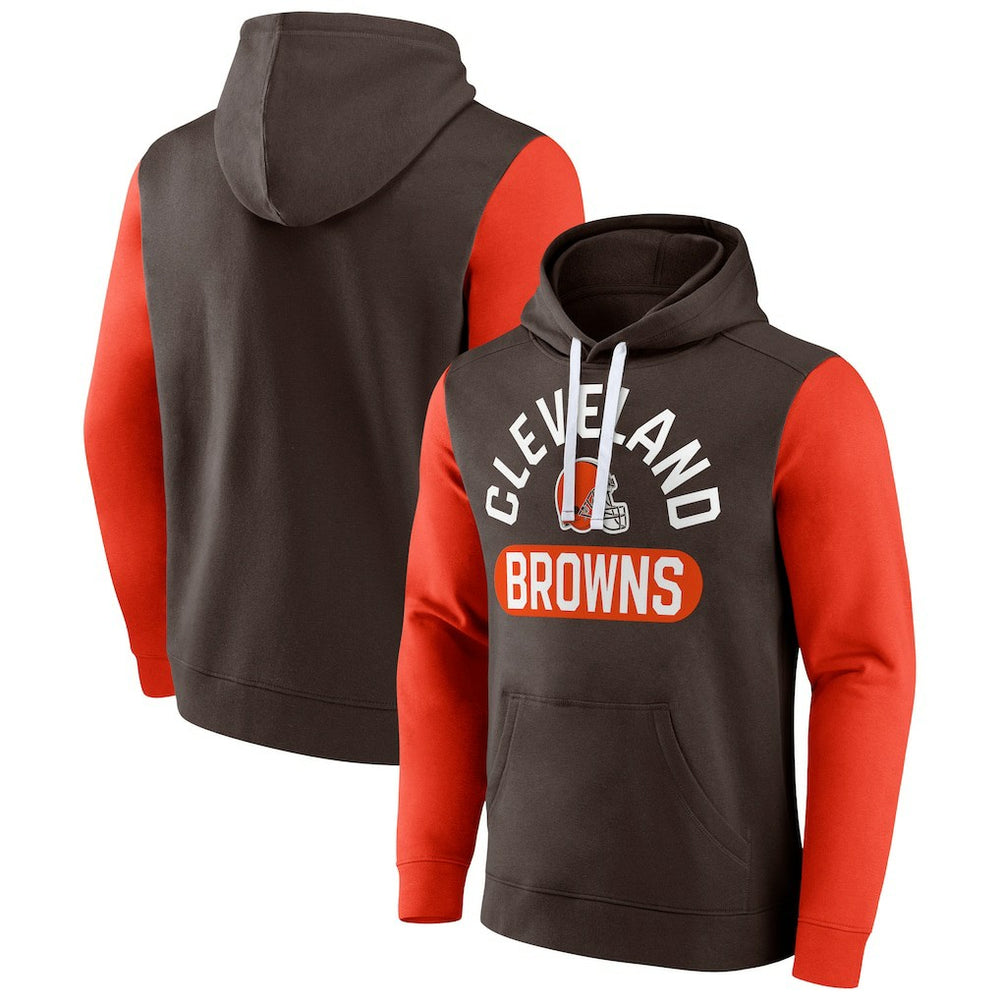 Cleveland Browns Extra Point Pullover Hoodie - Brown - Fanatics
