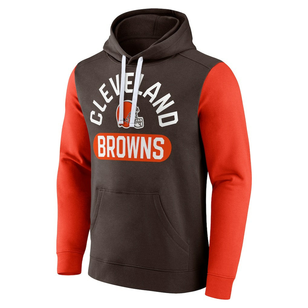 Cleveland Browns Extra Point Pullover Hoodie - Brown - Fanatics