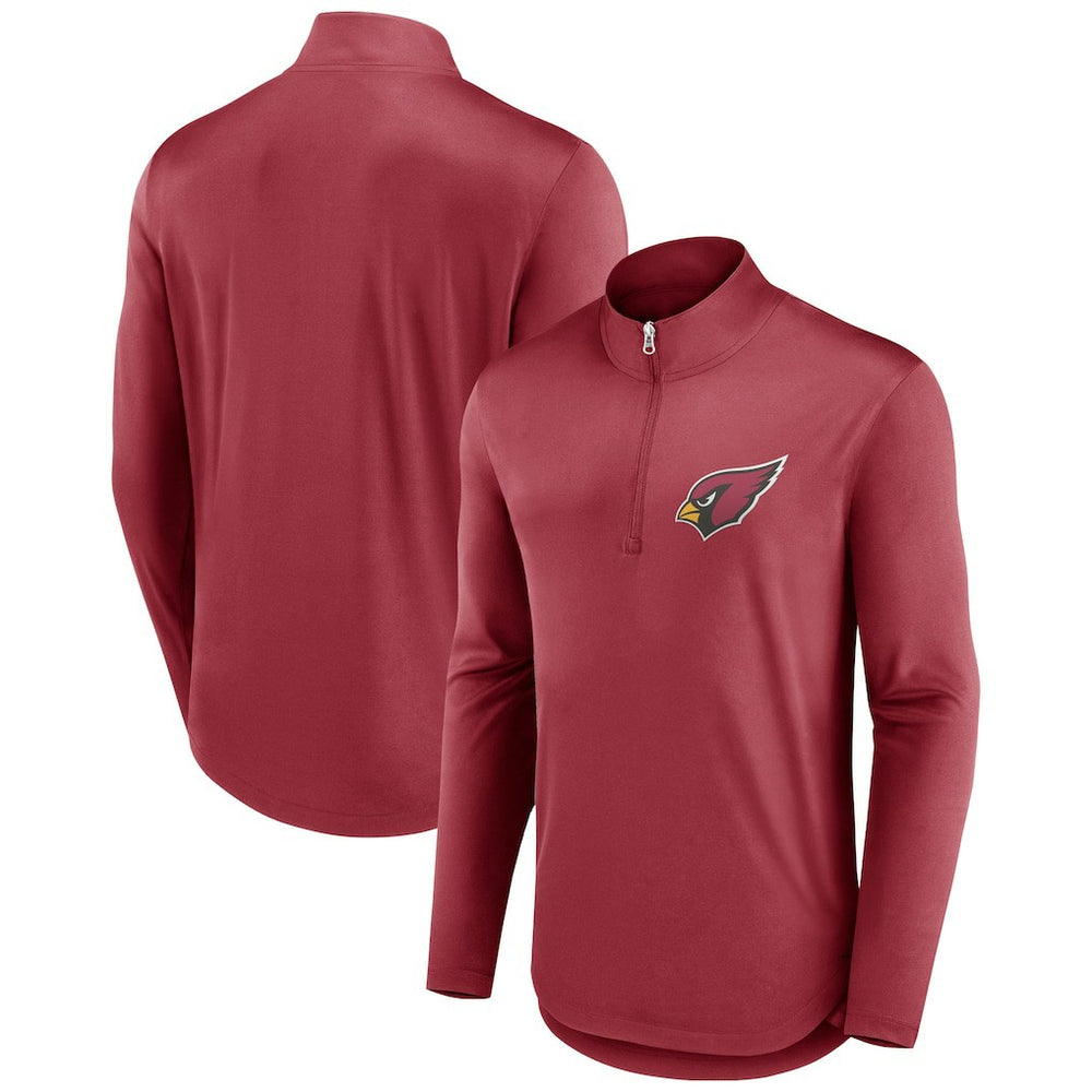 Arizona Cardinals Tough Minded Quarter-Zip Top - Cardinal - Fanatics