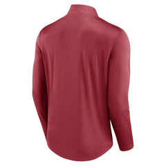 Arizona Cardinals Tough Minded Quarter-Zip Top - Cardinal - Fanatics