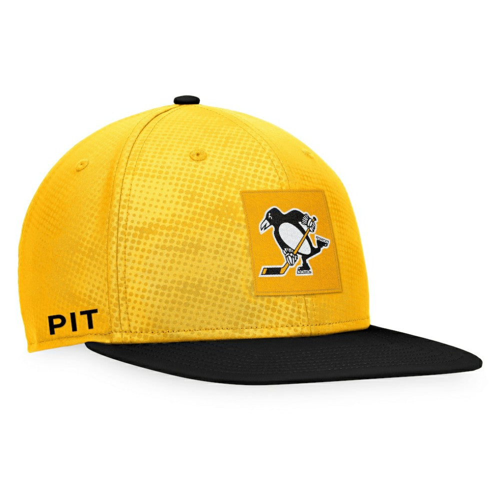 Pittsburgh Penguins Fanatics Authentic Pro Alternate Logo Snapback Hat - Gold/Black | Fanatics Lifestyle