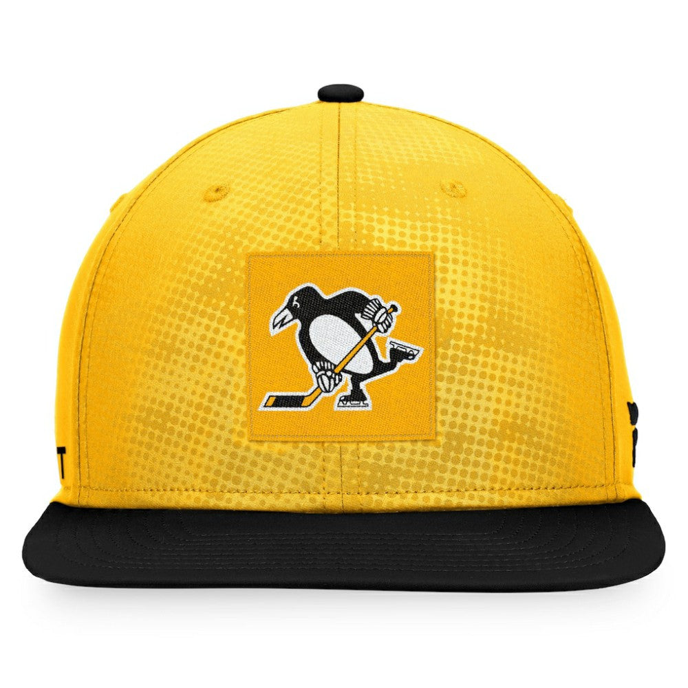 Pittsburgh Penguins Fanatics Authentic Pro Alternate Logo Snapback Hat - Gold/Black | Fanatics Lifestyle