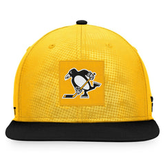 Pittsburgh Penguins Fanatics Authentic Pro Alternate Logo Snapback Hat - Gold/Black | Fanatics Lifestyle