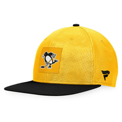 Pittsburgh Penguins Fanatics Authentic Pro Alternate Logo Snapback Hat - Gold/Black | Fanatics Lifestyle
