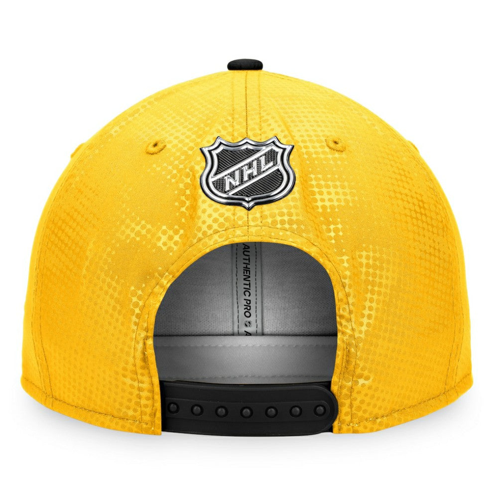 Pittsburgh Penguins Fanatics Authentic Pro Alternate Logo Snapback Hat - Gold/Black | Fanatics Lifestyle