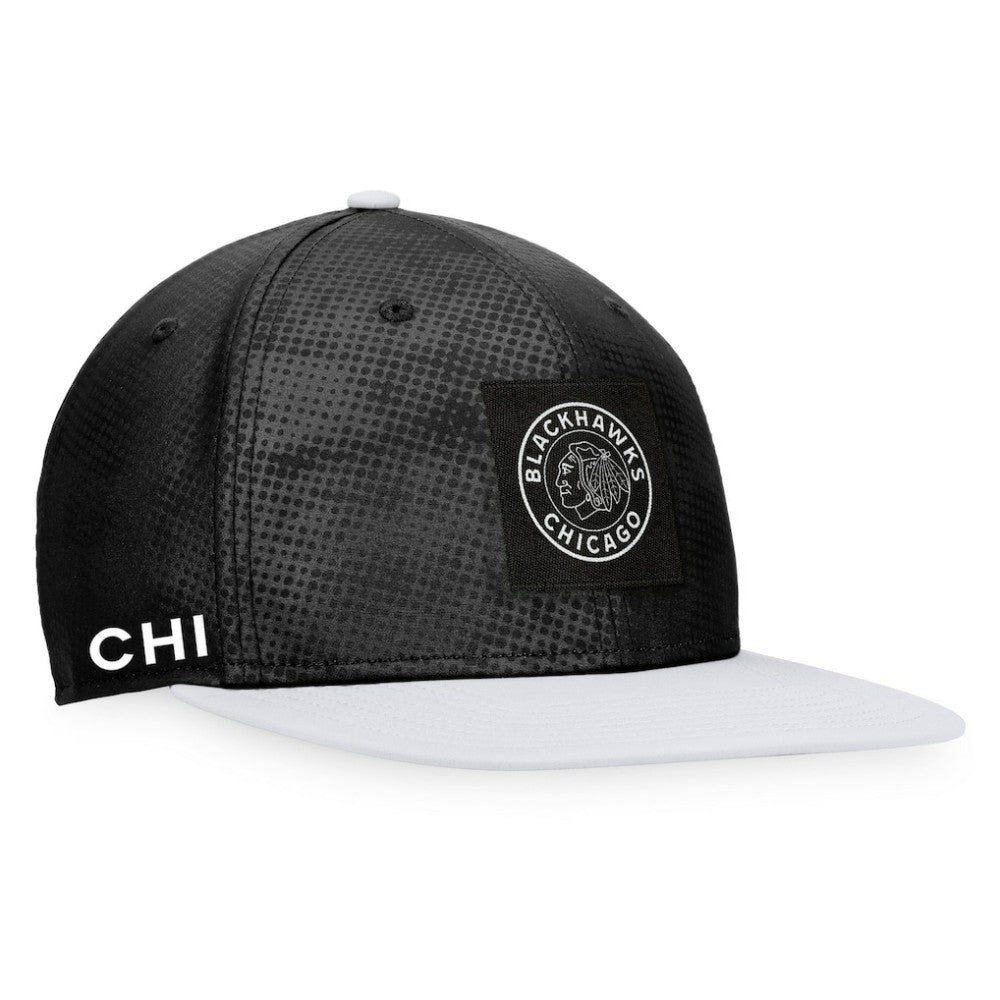 Chicago Blackhawks Fanatics Authentic Pro Alternate Logo Snapback Hat - Black/White | Fanatics near me