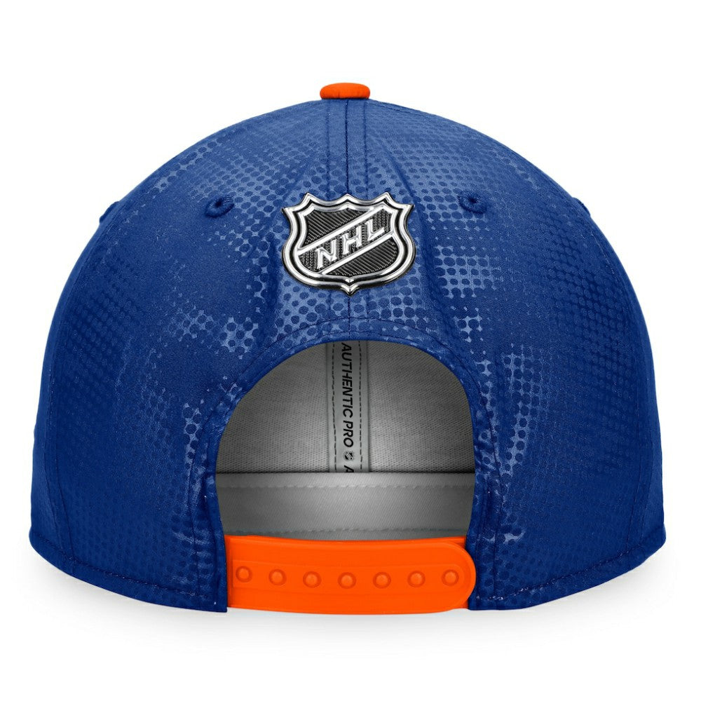 New York Islanders Fanatics Authentic Pro Alternate Logo Snapback Hat - Royal/Orange | Fanatics online