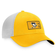 Pittsburgh Penguins Fanatics Authentic Pro Trucker Snapback Hat - Gold/White | Fanatics on sale