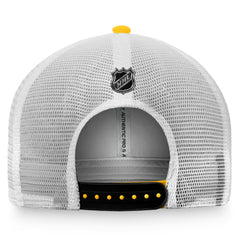 Pittsburgh Penguins Fanatics Authentic Pro Trucker Snapback Hat - Gold/White | Fanatics on sale