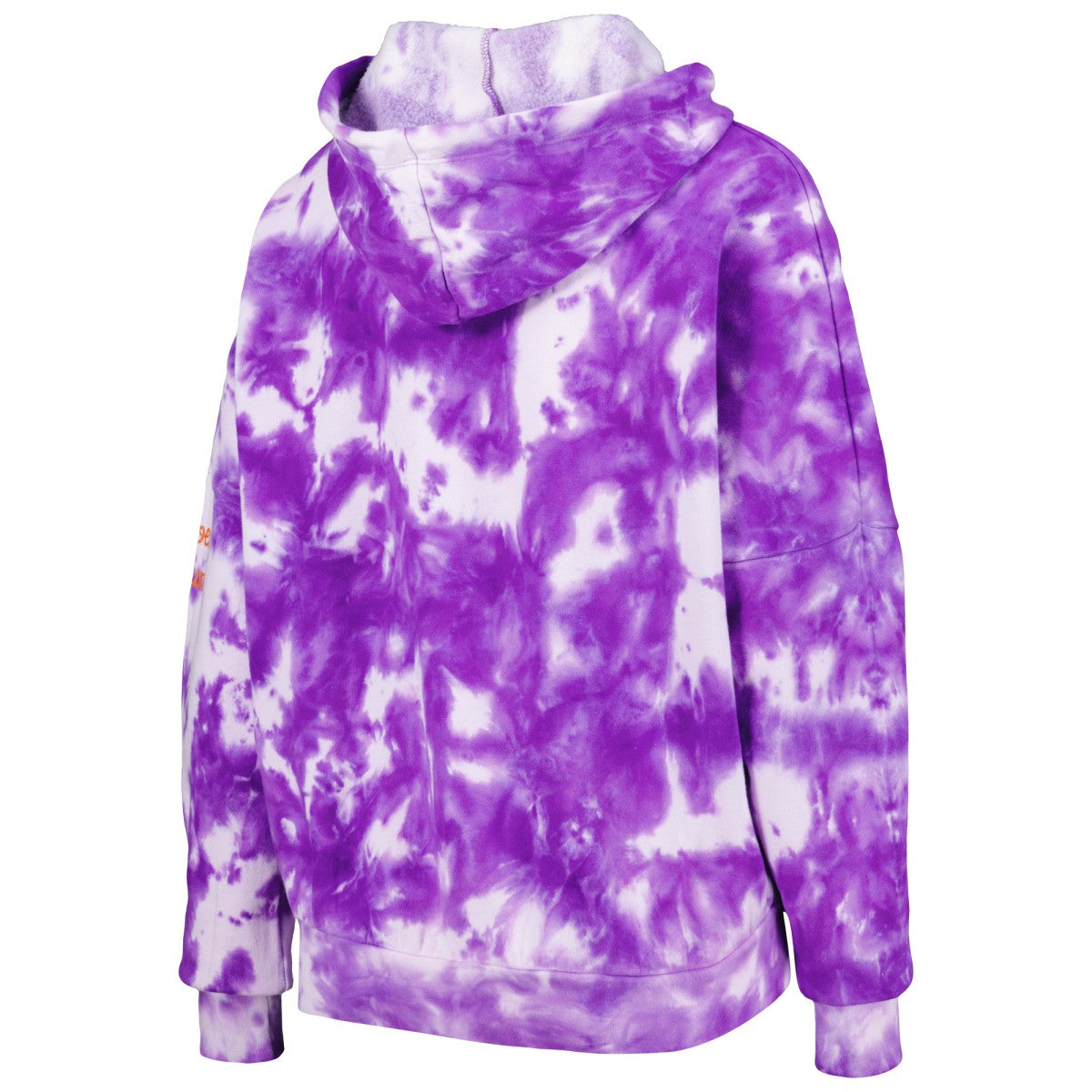 New Era Phoenix Suns Women's Brushed Cotton Tie-Dye Pullover Hoodie Purple
