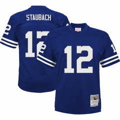 Roger Staubach Dallas Cowboys Youth Retired Player Legacy Jersey - Royal - Mitchell & Ness