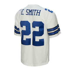 Emmitt Smith Dallas Cowboys Youth Retired Player Legacy Jersey - White - Mitchell & Ness