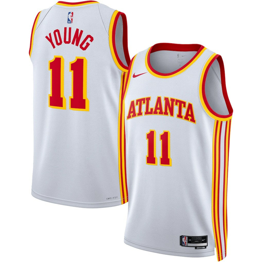 Nike Trae Young Atlanta Hawks Unisex Swingman Jersey Association Edition White