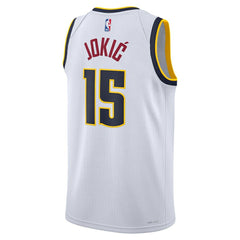 Nike Nikola Jokic Denver Nuggets Unisex Swingman Jersey Association Editi- White
