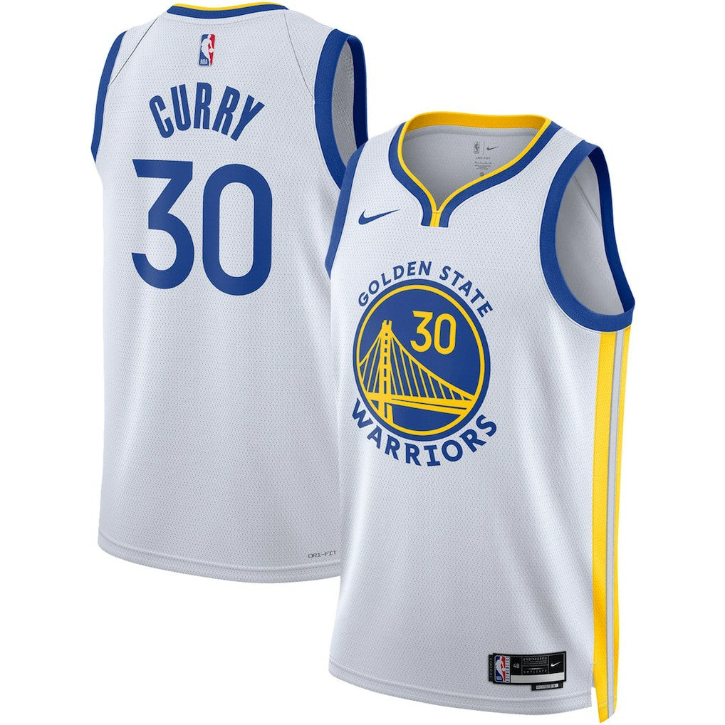 Nike Stephen Curry Golden State Warriors Unisex Swingman Jersey Association Editi- White