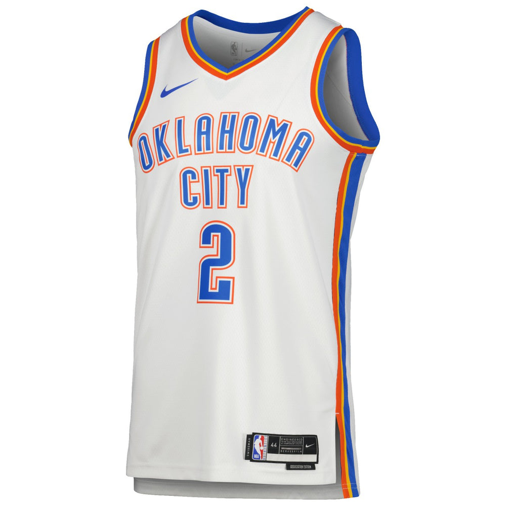 Nike Shai Gilgeous-Alexander Oklahoma City Thunder Unisex Swingman Jersey Association Edition White