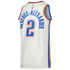 Nike Shai Gilgeous-Alexander Oklahoma City Thunder Unisex Swingman Jersey Association Edition White