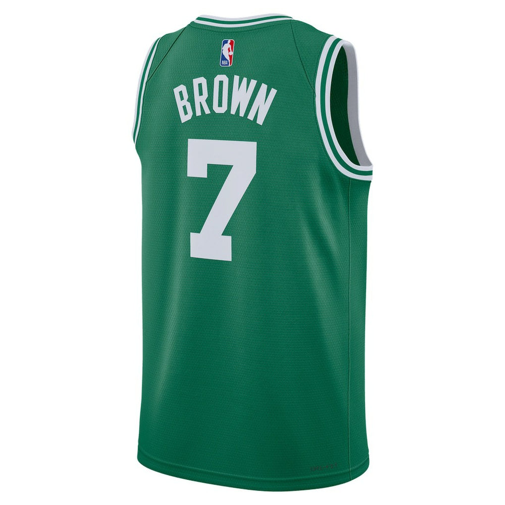 Nike Jaylen Brown Boston Celtics Unisex Swingman Jersey Icon Edition Kelly Green