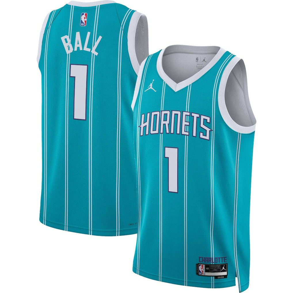 LaMelo Ball Charlotte Hornets Jordan Brand Unisex Swingman Jersey Icon Edition Teal