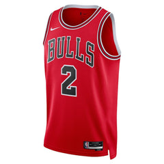 Nike Lonzo Ball Chicago Bulls Unisex Swingman Jersey Icon Editi- Red