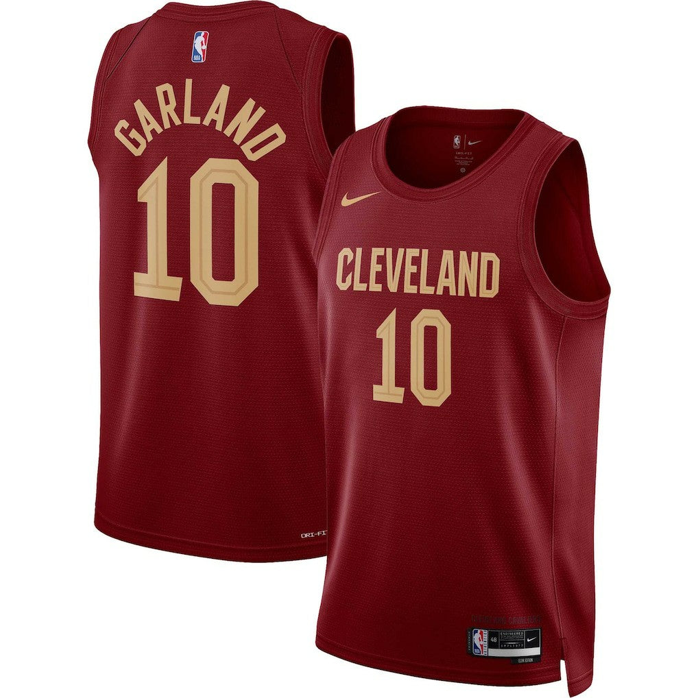 Nike Darius Garland Cleveland Cavaliers Unisex Swingman Jersey Icon Editi- Wine