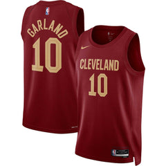 Nike Darius Garland Cleveland Cavaliers Unisex Swingman Jersey Icon Editi- Wine