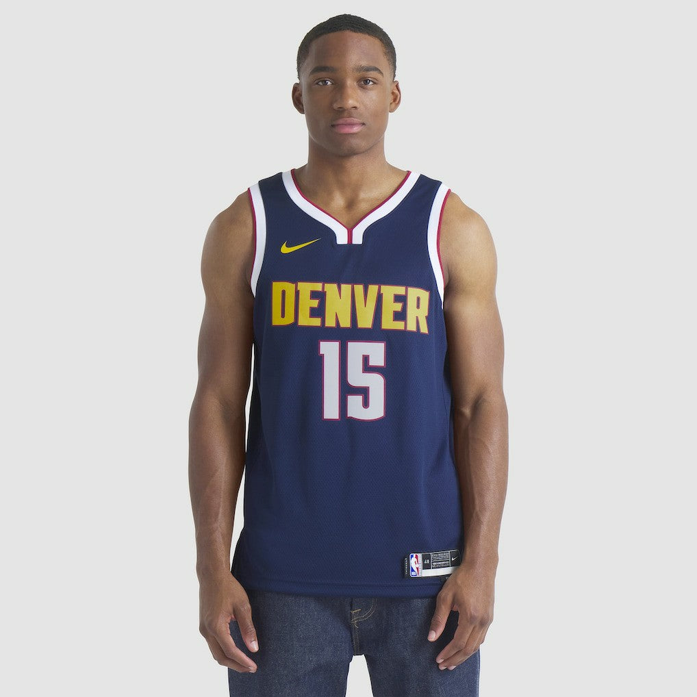 Nike Nikola Jokic Denver Nuggets Unisex Swingman Jersey Icon Editi- Navy